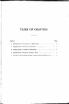 Table of Chapters