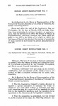 House Joint Resolution No. 9