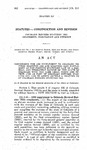 Concerning the 1960 Supplement to Colorado Revised Statutes 1953 and Enacting Said Supplement as the Positive Statutory Law of a General and Permanent Nature of the State of Colorado With the Same Legal Force and Effect, and as Part of Colorado Revised Statutes 1953, and to Amend Article 4, Chapter 135 of Colorado Revised Statutes 1953.