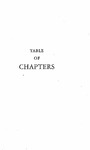 Table of Chapters