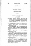 Concerning Weather Control, Abolishing the Weather Control Commission, and Transferring the Powers and Duties of Such Commission and of Other State Officers with Regard to Weather Control, to the Department of Natural Resources.