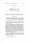 Authorizing the Department of Institutions to Accept Gifts, Donations, and Grants, on Behalf of and in the Name of the State of Colorado.