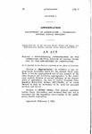 Making a supplemental appropriation to the Veterinary Section, Division of Animal Industry, of the Department of Agriculture.