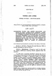 Concerning Water and Sewer Facilities and Revenue Bonds Appertaining Thereto; Amending Designated Sections of Article 52, Chapter 139, Colorado Revised Statutes 1953, and Adding Sections Thereto; and Validating, Ratifying, Approving and Confirming Water and Sewer Revenue Bonds and All Acts and Proceedings Heretofore Issued or Had or Taken or Purportedly had or taken in Connection Therewith.