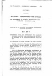 Concerning the 1960 Supplement to Colorado Revised Statutes 1953, and to Amend Article 4 of Chapter 135 of Colorado Revised Statutes 1953.