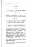 To Amend Sections 13-7-2, 13-7-3, and 13-7-7, Colorado Revised Statutes 1953, Relating to The Giving of Financial Responsibility and Security by Owners and Operators of Motor Vehicles.