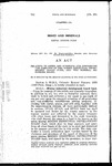 Relating to Mines and Minerals and Concerning the Creation of the Mining Industrial Development Board Fund, and the Mineral Resources Board