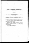 Concerning Workmen's Compensation, and to Repeal 81-11-4, Colorado Revised Statutes 1953