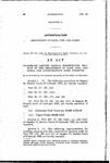 Concerning Certain Capital Construction Projects of the Department of Game, Fish, and Parks, and Appropriations Made Therefor.