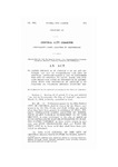 To Amend Section 40 of Article V of and Act Entitles 