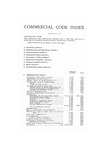 Commercial Code Index