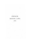 Index Session Laws 1965