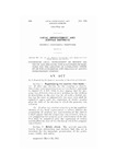 Concerning Local Improvement or Service Districts, and Providing Time limitations on Elections for the Creation or Dissolution Thereof, or for Authorizing the Creation of Bonded Indebtedness Thereof.