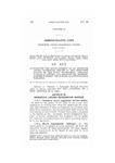 Authorizing the Establishment of an Incentive Award Suggestion System in the Executive Branch of the State Government, Creating a Broad of Control and Defining the Responsibilities Thereof, and Making an Appropriation Therefor.