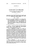 Relating to Water; Repealing and Re-Enacting, with Amendments, Article 18 of Chapter 148, Colorado Revised Statutes 1963; Providing for the Appropriation and Administration of Designated Ground Water; and Providing for the Establishment of Ground Water Management Districts.