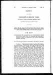 Concerning the Disposition of Unexpended Funds Resulting from the Tax Imposed by Chapter 2, Session Laws of Colorado 1965, First Extraordinary Session.