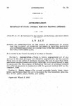 Making an Appropriation to the Office of Secretary of State, for the Payment of Expenses Incurred in Printing Initiated and Referred Measures in Connection with the General Election Held November 8, 1966