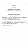 Repealing 16-1-13, Colorado Revised Statutes 1963, Concerning the School for the Deaf and Blind