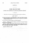 Relating to Tagging and Collecting of Game and Fish for Scientific Purposes, and Repealing 62-3-12, 62-3-13, and 62-3-22, Colorado Revised Statutes 1963