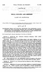 Concerning Wills and Estates; Providing for Increased Allowances for the Surviving Spouse and Children of Decedents and Mental Incompetents; and Relating to the Distribution of Estates of Ten Thousand Dollars or Less.