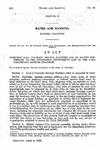 Amending 14-3-4, Colorado Revised Statutes 1963, to Delete References to the Negotiable Instruments Law in the Laws Concerning banking Practices.