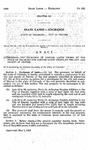 Authorizing the Exchange of Certain Lands Owned by the State of Colorado for Certain Lands Owned by the City and County of Denver.