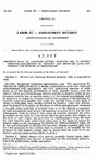 Amending 82-3-10 (2), Colorado Revised Statutes 1963, to Correct Obsolete References to Amended and Repealed Laws Concerning the Division of Employment.