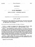 Providing for the Acquisition by Purchase, Donation, Or by the Exercise of the Power of Eminent Domain, of Real Property, by the State of Colorado.