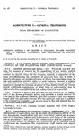 Amending Article 1 of Chapter 6, Colorado Revised Statutes 1963, as Amended, Concerning the Department of Agriculture.