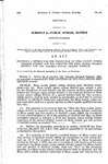 Providing a Method for the Dissolution of Mesa County Junior College District and for Creating the Mesa Junior College District and the Rangely Junior College District.