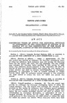 Concerning Terms of Office for Municpal Officials as Authorized by the Amendment to Section 12 of Article XIV of the Constitution of the State of Colorado, Adopted at the 1970 General Election