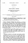 Authorizing the Department of Institutions of the State of Colorado to Convey Certain Real Property Situate in Jefferson County