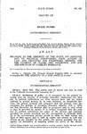 Relating to the Immunity of the State, Its Agencies, and Its Political Subdivisions, from Actions at Law, and Providing for Exceptions Thereto, for the Payment of Claims and Judgements, and for the Purchase of Liability Insurance