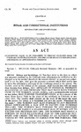 Concerning Items to be Furnished to Persons Released from the Colorado State Penitentiary and the Colorado State Reformatory and Making an Appropriation Therefor.