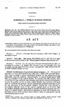 Amending Article 22 of Chapter 123, Colorado Revised Statutes 1963, as Amended, Concerning the Education of Handicapped Children, and Making an Appropriation Therefor.