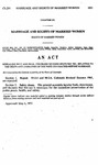 Repealing 90-2-5 and 90-2-6, Colorado Revised Statutes 1963, Relating to the Debts and LIabilities of the Wife Contracted Before Marriage.