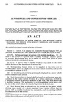 Concerning Operation of Motor Vehicles, and providing Parking Privileges for Persons With Mobility Handicaps, and Making an Appropriation Therefor.