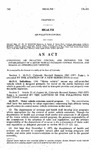 Concerning Air Pollution Control, and Providing for the Establishment of a Motor Vehicle Emissions Control Program, and Making an Appropriation Therefor.