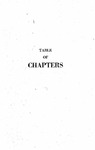 Tables of Chapters