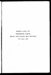 Disposition Tables - House and Senate Bills Sections to C.R.S. 1963