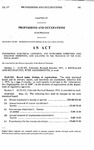 Concerning Electrical Licensing and Increasing Inspection Fees Required Therewith, and Relating to the Transfer of the Electrical Board.