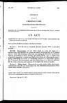 Amending 18-3-104 (1) (c), Colorado Revised Statutes 1973, Concerning the Crime of Manslaughter.