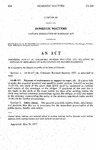 Amending 14-10-117 (4), Colorado Revised Statutes 1973, Relating to Notices of Arrearage of Maintenance or Support Payments