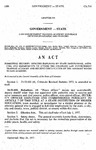 Permitting Security Officers Employed by State Institutions, Agencies, and Departments to Attend the Colorado Law Enforcement Training Academy and Receive Certification by the Advisory Board to Said Academy.