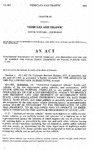 Concerning Equipment on Motor Vehicles, and Providing for the Use of Audible and Visual Signal Equipment on Special-purpose Vehicles.