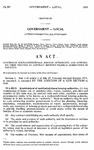 Concerning Multijurisdictional Housing Authorities, and Authorizing Their Creation by Contract Between Political Subdivisions of the State.