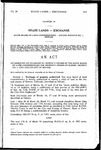 Authorizing an Exchange of Property Owned by the State Board of Land Commissioners for Property Owned by School District No. 1, City and County of Denver