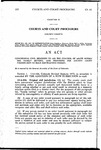 Concerning Civil Remedies to Aid the Control of Abuse Within the Family Setting, and Providing for County Court Jurisdiction to Issue Retraining Orders