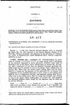 Concerning Elections, and Amending 1-5-107 (2), Colorado Revised Statutes 1973