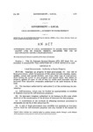 Authorizing Units of Local Government to Insure Their Property Against Loss or Damage Thereto, Including the Use of Self-insurance and Self-Insurance Pools